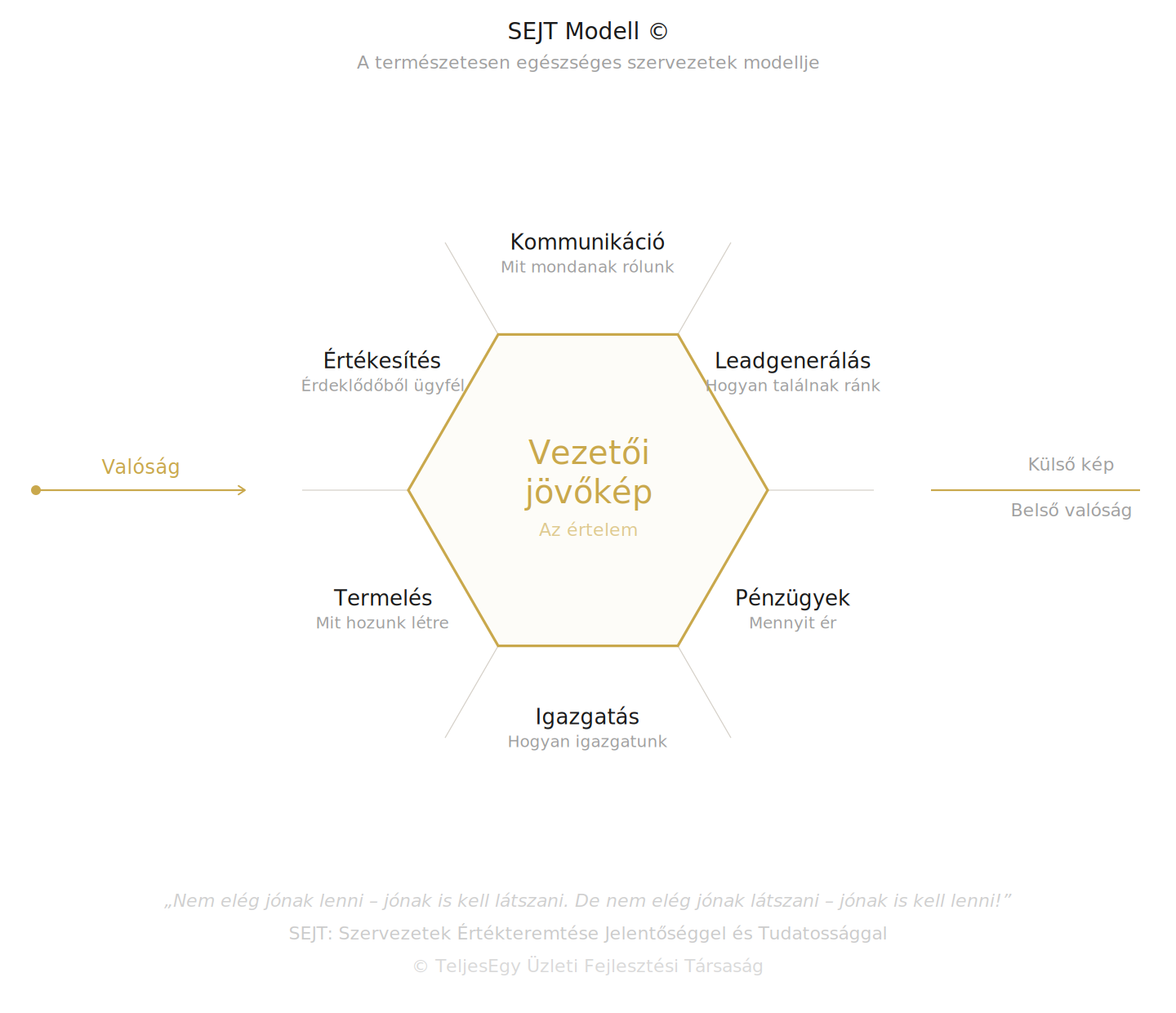 SEJT Model© — the 6+1 business areas
